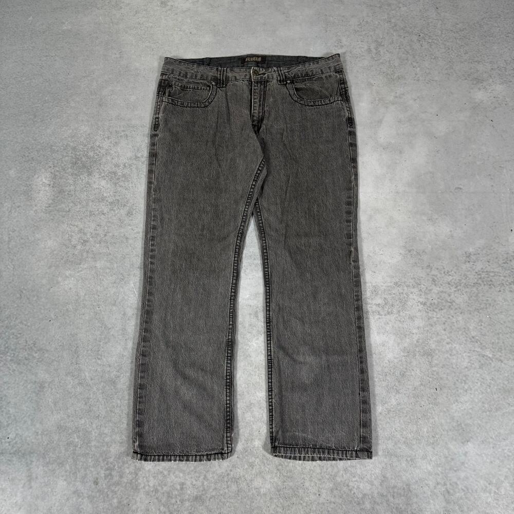 Vintage Vercho Jeans Relaxed Gray Wash - Size: 38x30